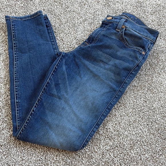 7 For All Mankind Denim - 7 For All Mankind The Ankle Skinny Jeans